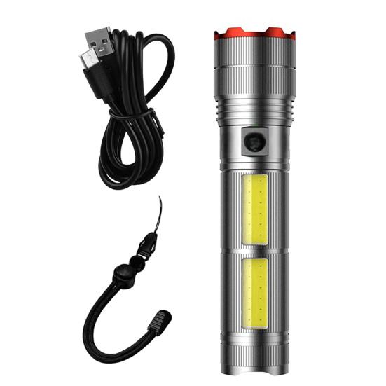 Мощный фонарик 4 режима Регулируемый Супер Яркий Водонепроницаемый Масштабируемый