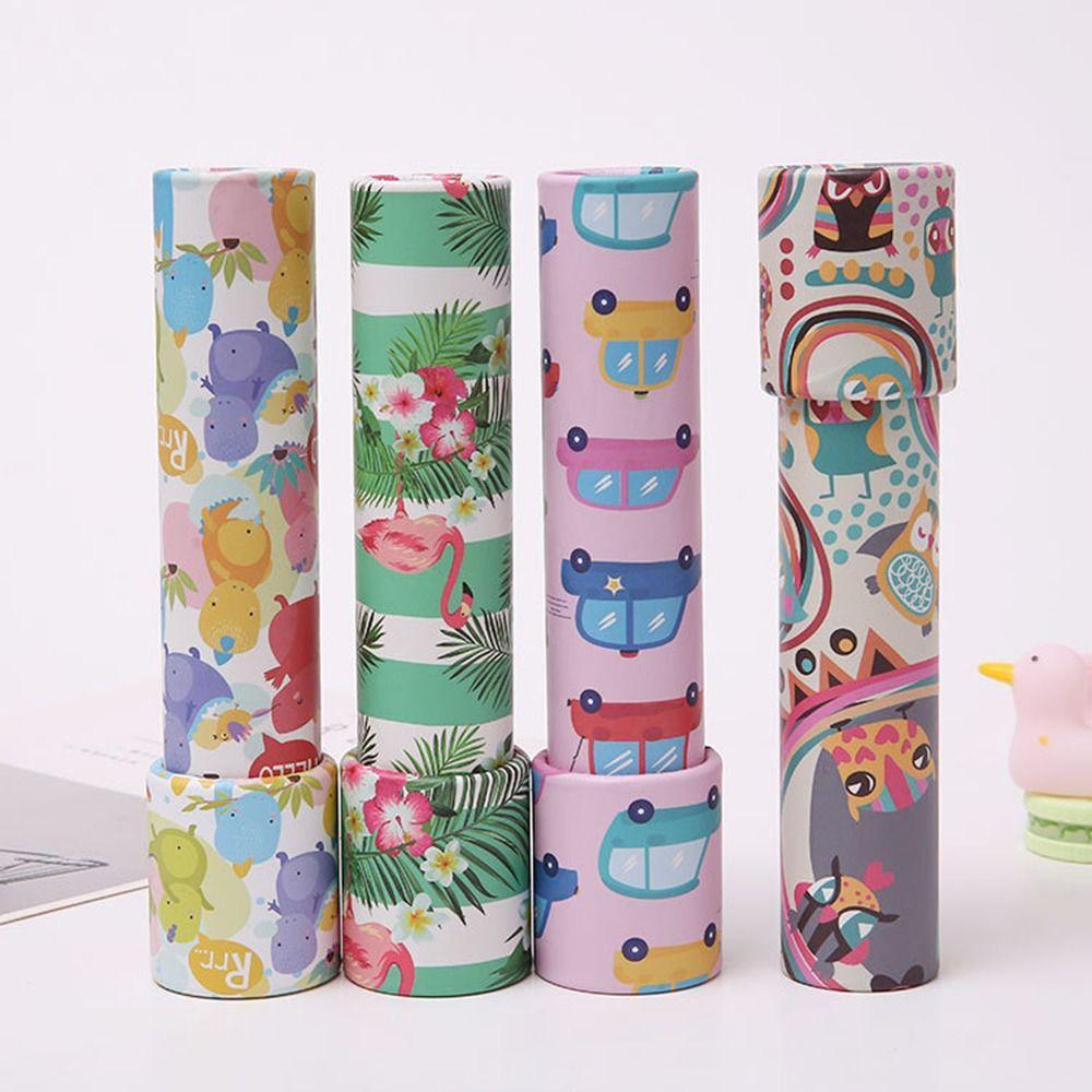 Изменчивый многотелескоп масштабируемый обучающий оптический игрушка забавный калейдоскоп дети 07